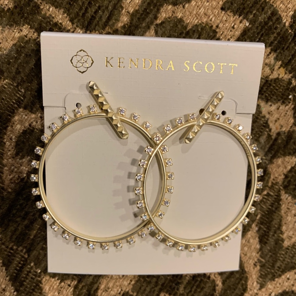Kendra Scott Charlie Grace Gold Hoop Earrings
